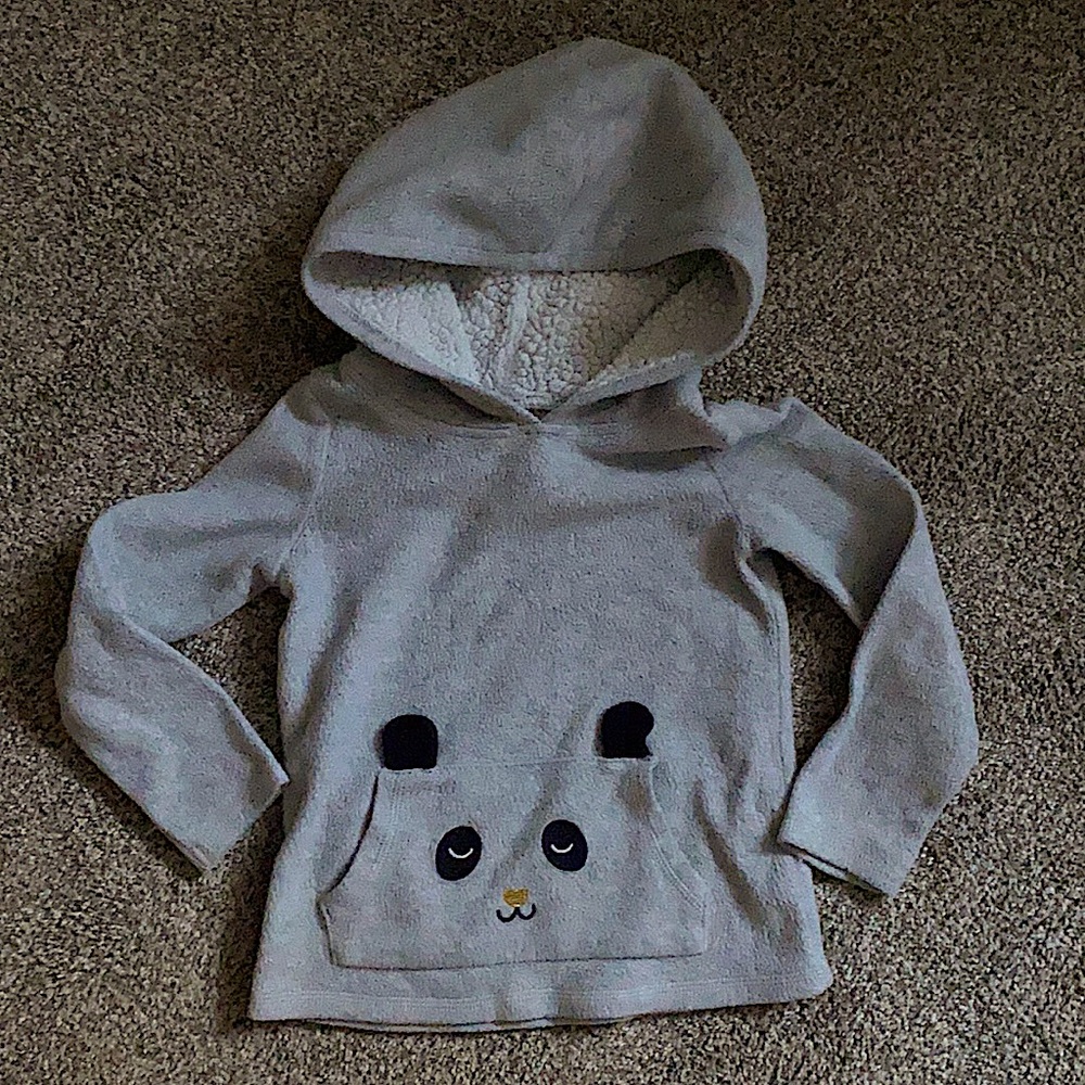 Girls 🐼 panda fleece sweatshirt - Picture 1 of 5